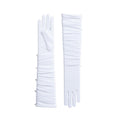 Load image into Gallery viewer, Pair of white gloves on a white background