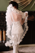 Load image into Gallery viewer, woman wearing hayze bridal marigold veil