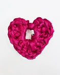 Load image into Gallery viewer, heart bridal scrunchie in pink