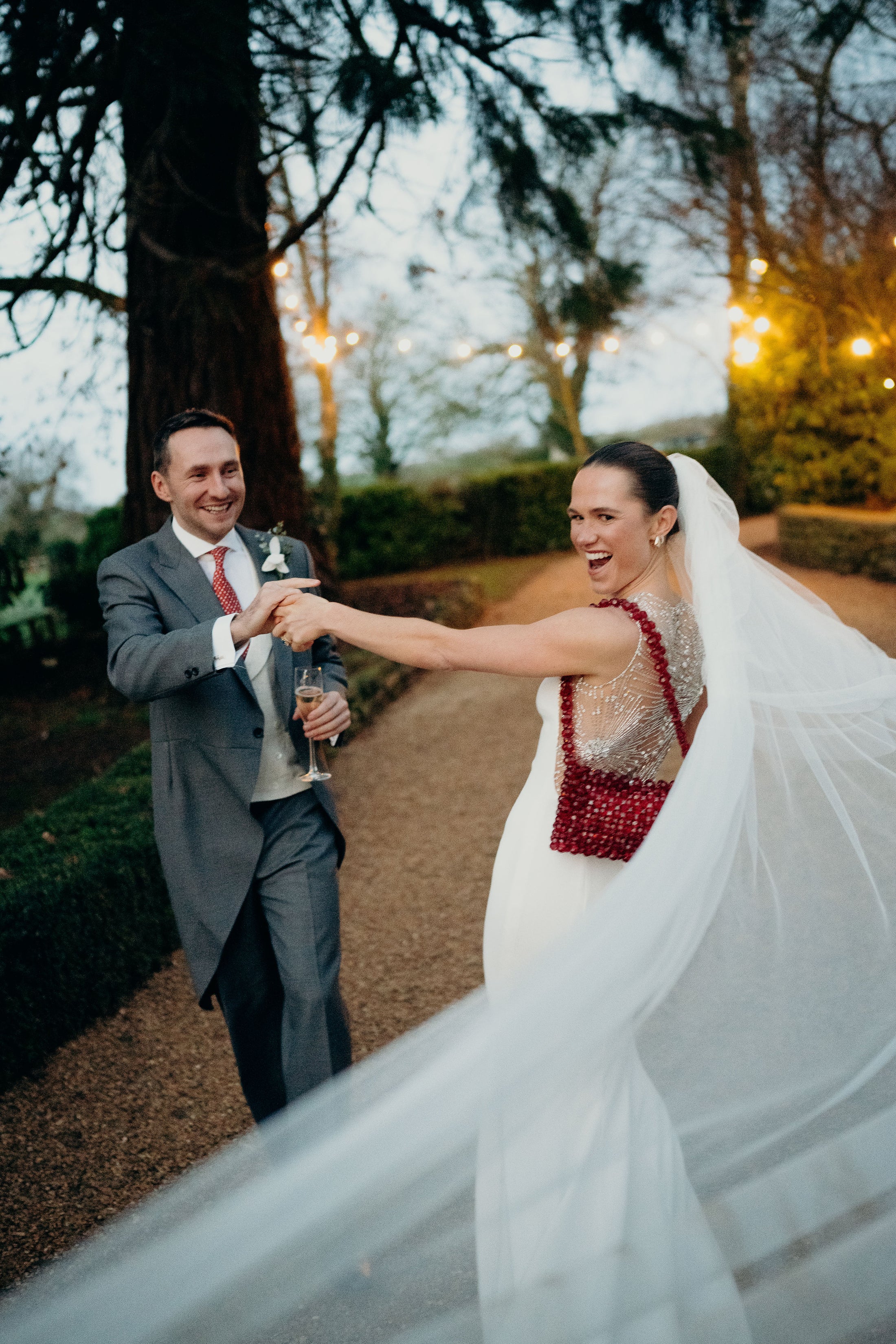 Bold Bridal Bag, Wine