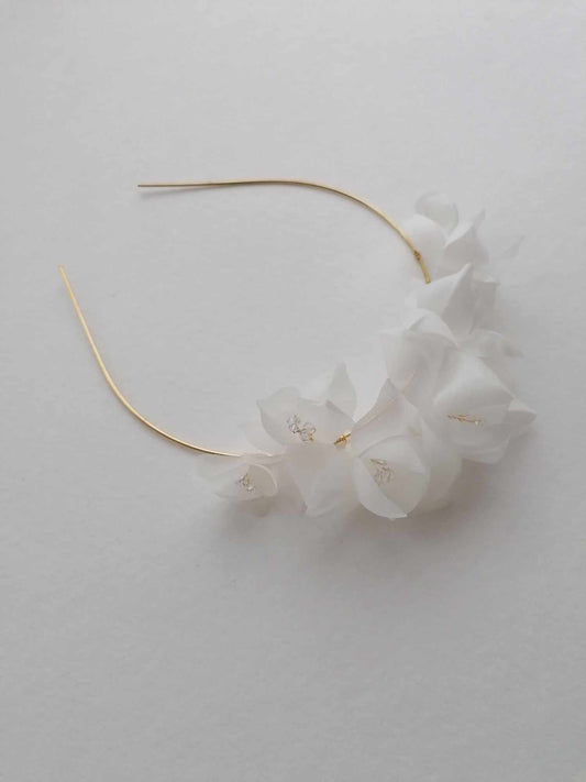 Amarnam silk bridal headband