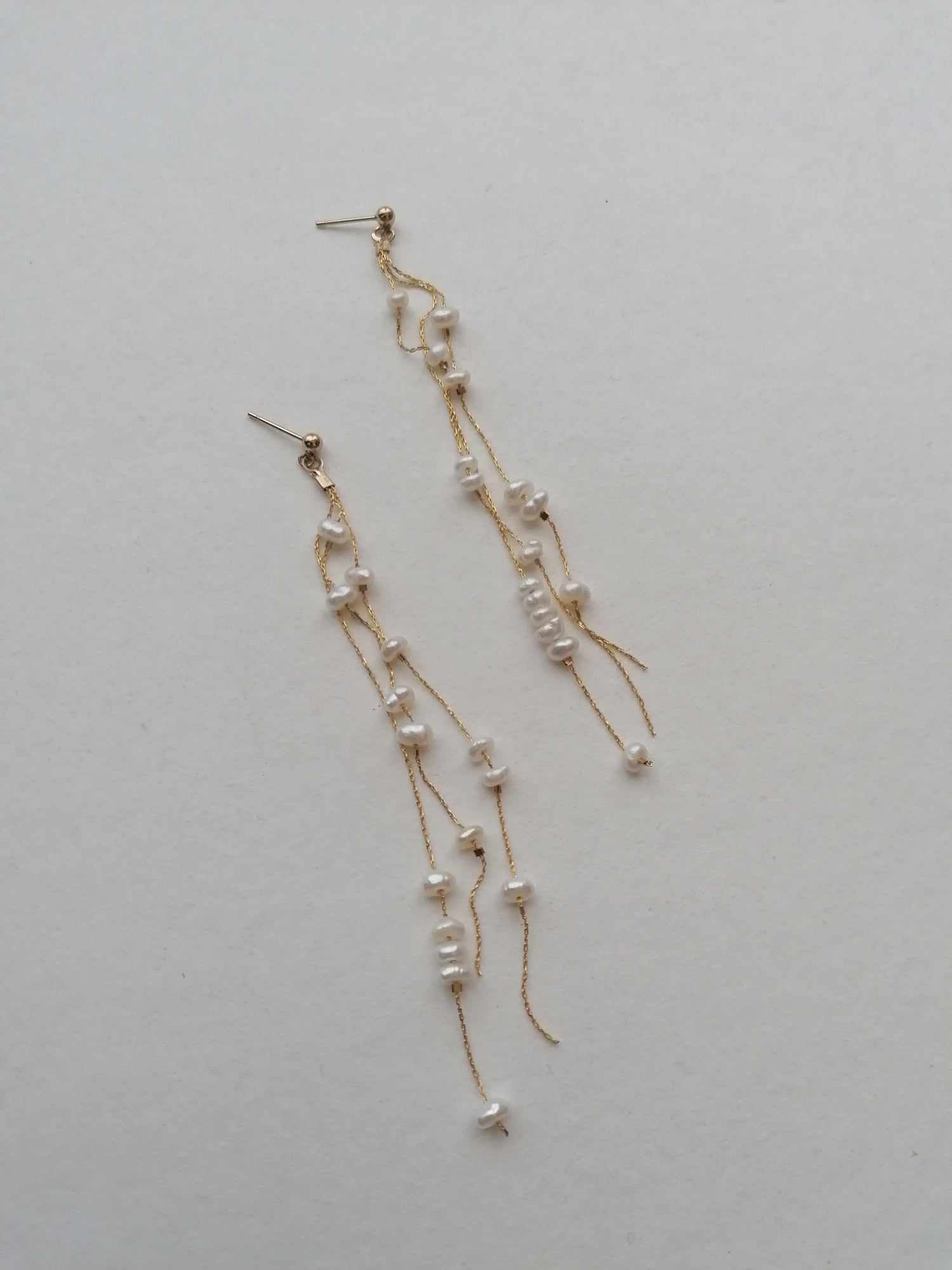 Amarnam pearl bridal earrings