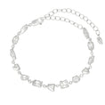 Load image into Gallery viewer, Ara White Sapphire Argenti Bridal Bracelet, Recycled Silver
