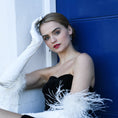 Load image into Gallery viewer, woman wearing Cornelia James bridal opera gloves
