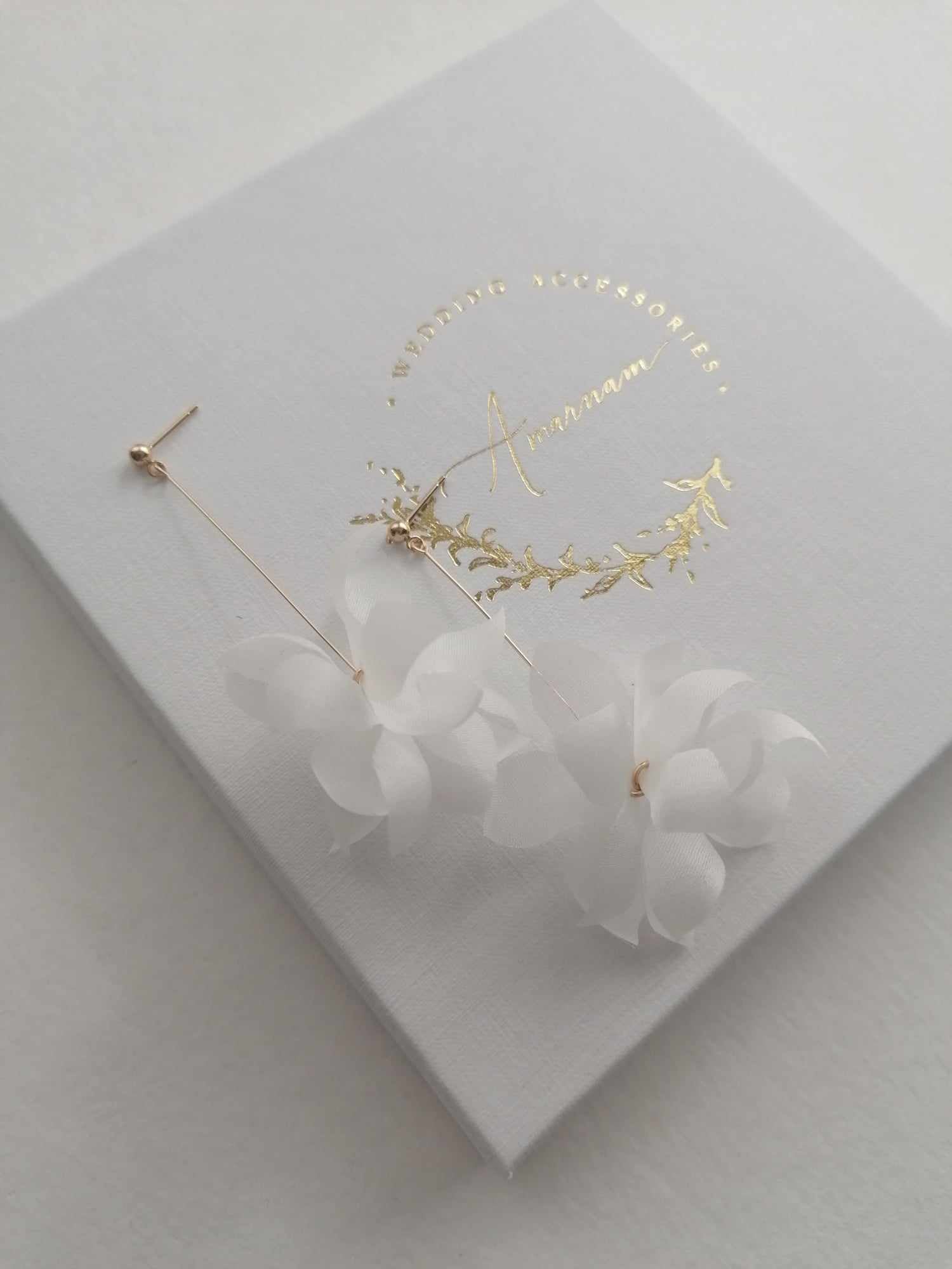 Amarnam silk bridal earrings