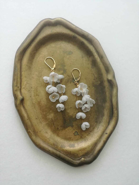 Amarnam silk bridal earrings