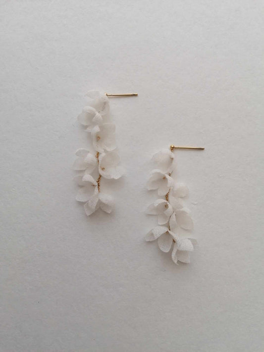 Amarnam silk bridal earrings