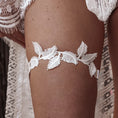 Load image into Gallery viewer, woman wearing hayze bridal lace garter
