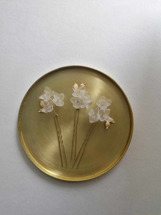 Amarnam silk bridal hair pins