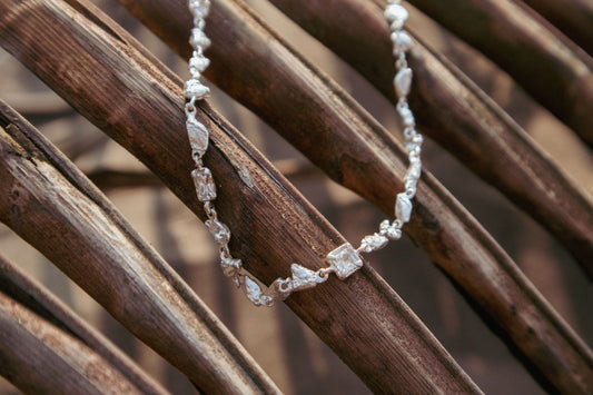 Hali Argenti Bridal Necklace, Recycled Silver