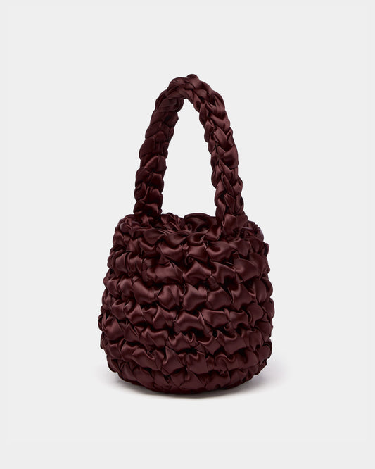 Hive Handmade Bridal Bag, Burgundy