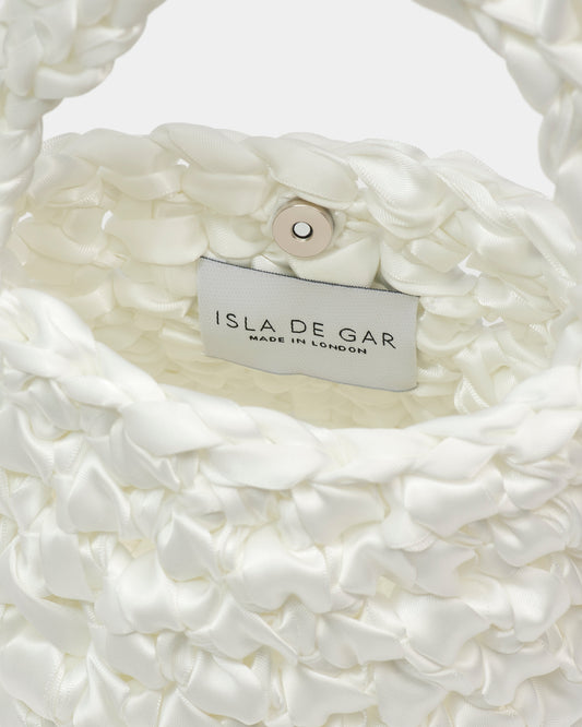 Hive Handmade Bridal Bag, White
