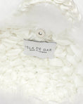 Load image into Gallery viewer, nest feather handbag in white

