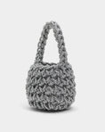 Charger l'image dans la visionneuse de la galerie, Hive Luxe Cord Handmade Evening Bag, Silver
