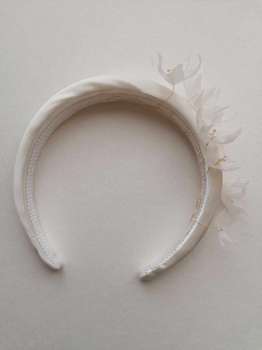 Amarnam silk bridal headband