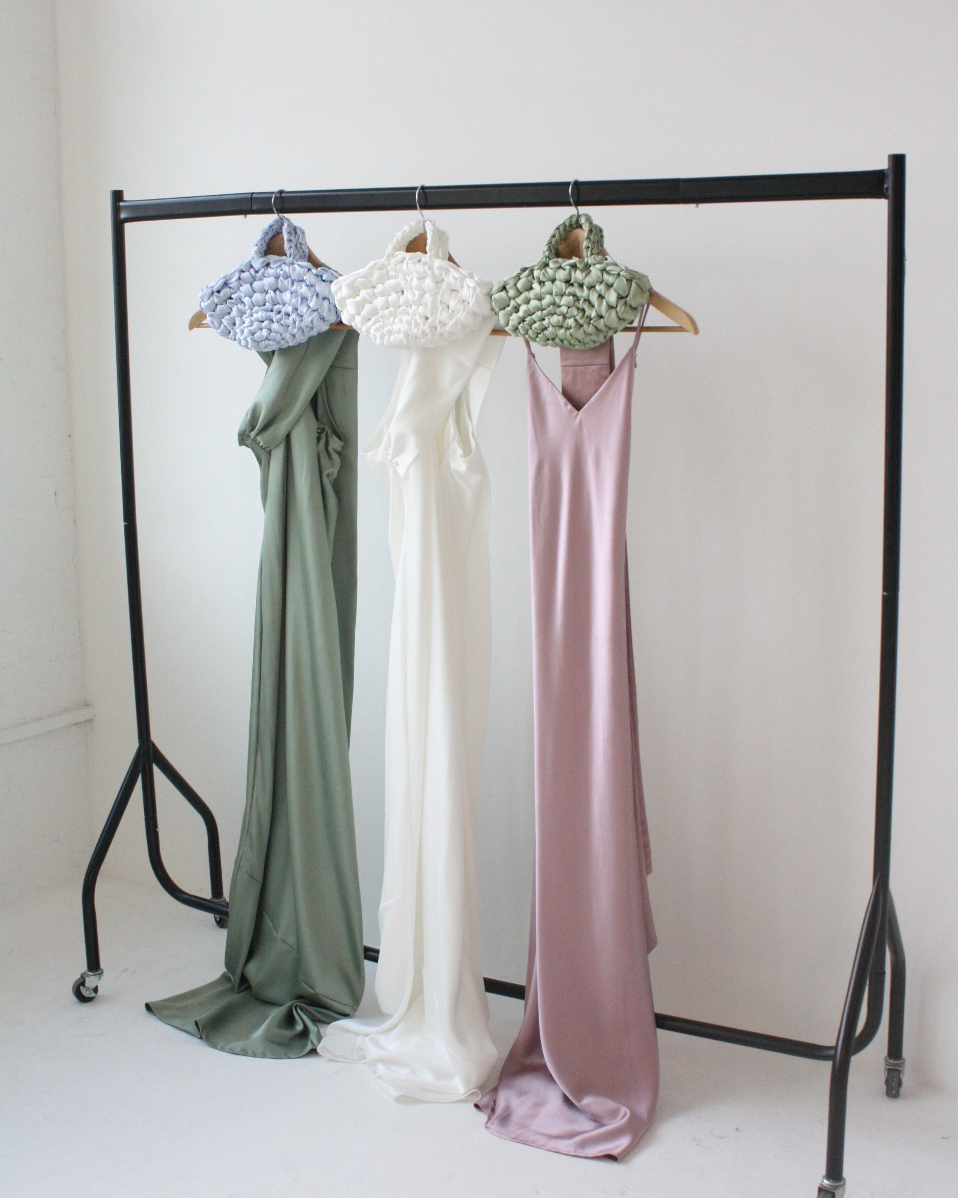 Nest Handmade Bridal Bag, Bluebell