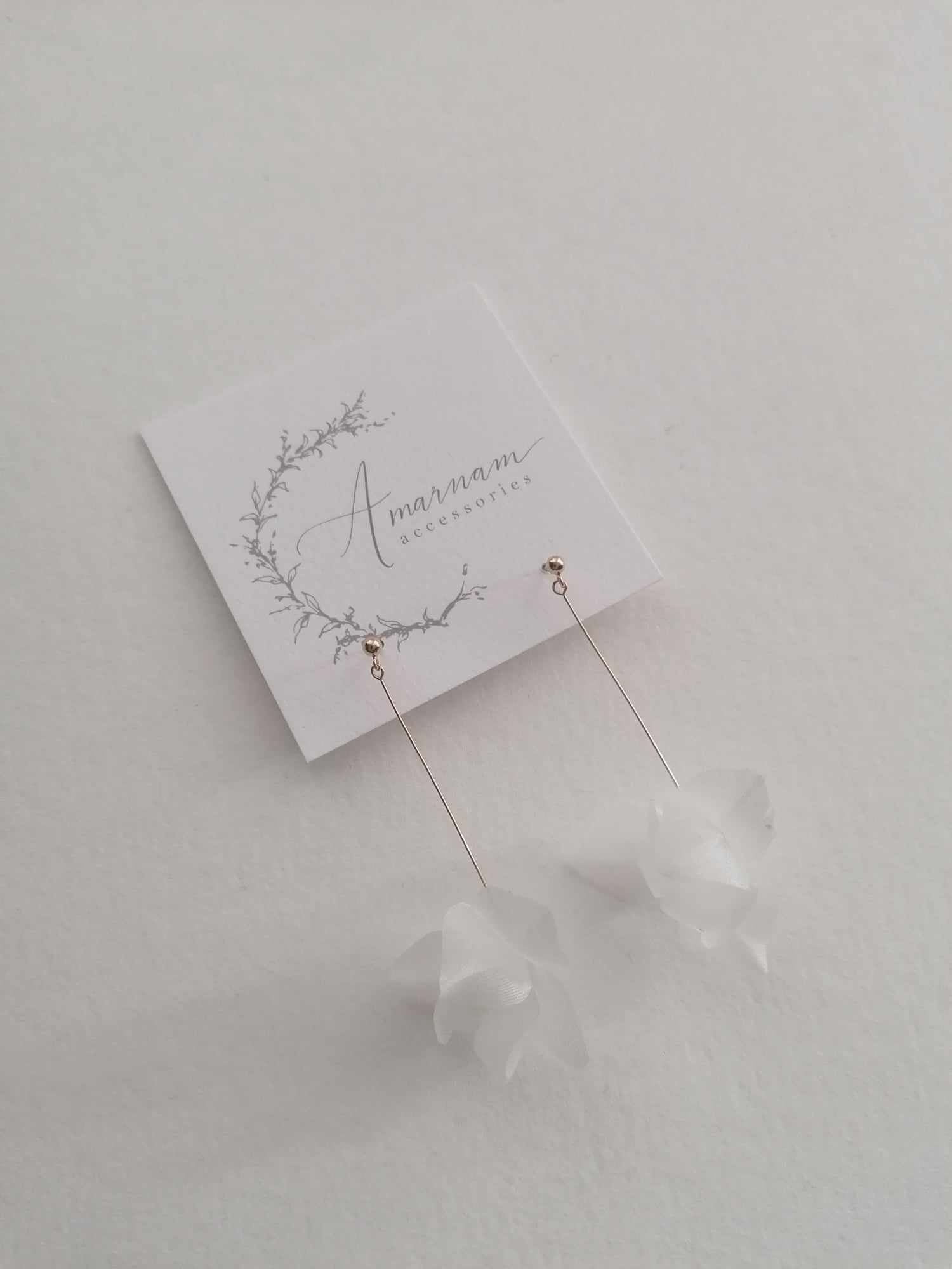 Amarnam silk bridal earrings