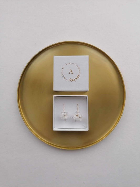 Amarnam silk bridal earrings