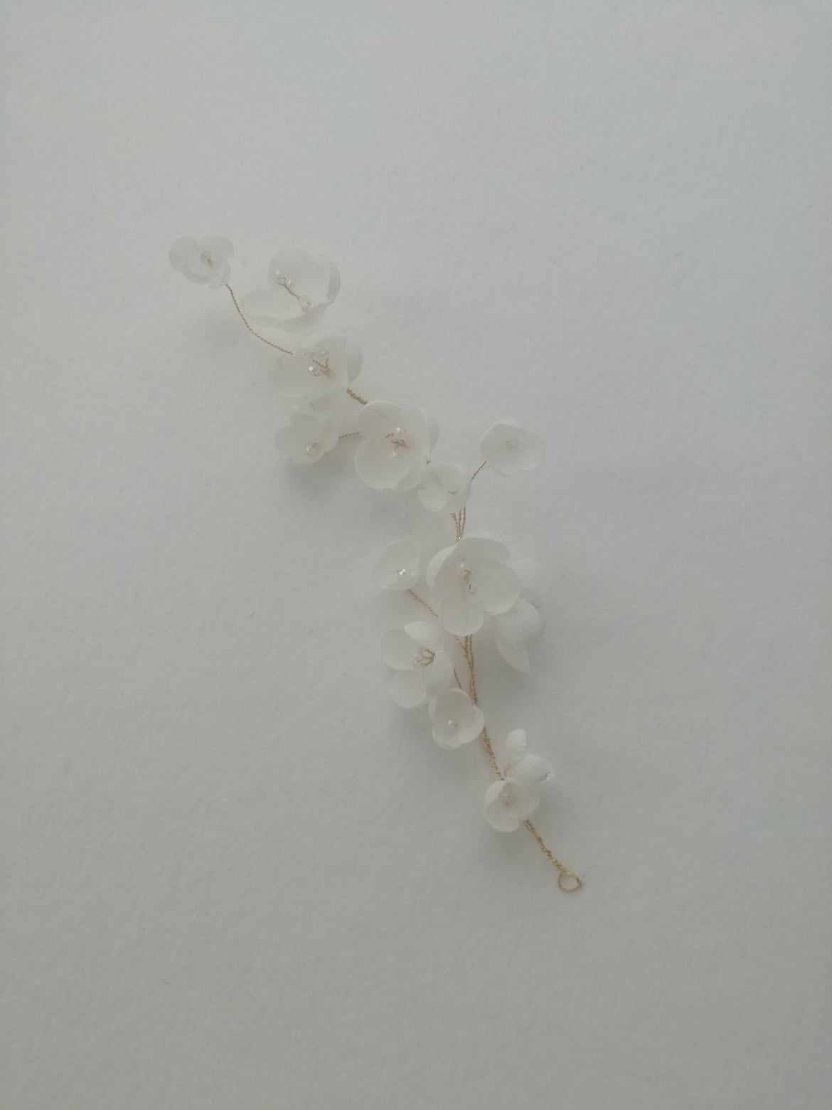Amarnam silk bridal hair accessory