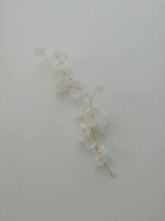Amarnam silk bridal hair accessory