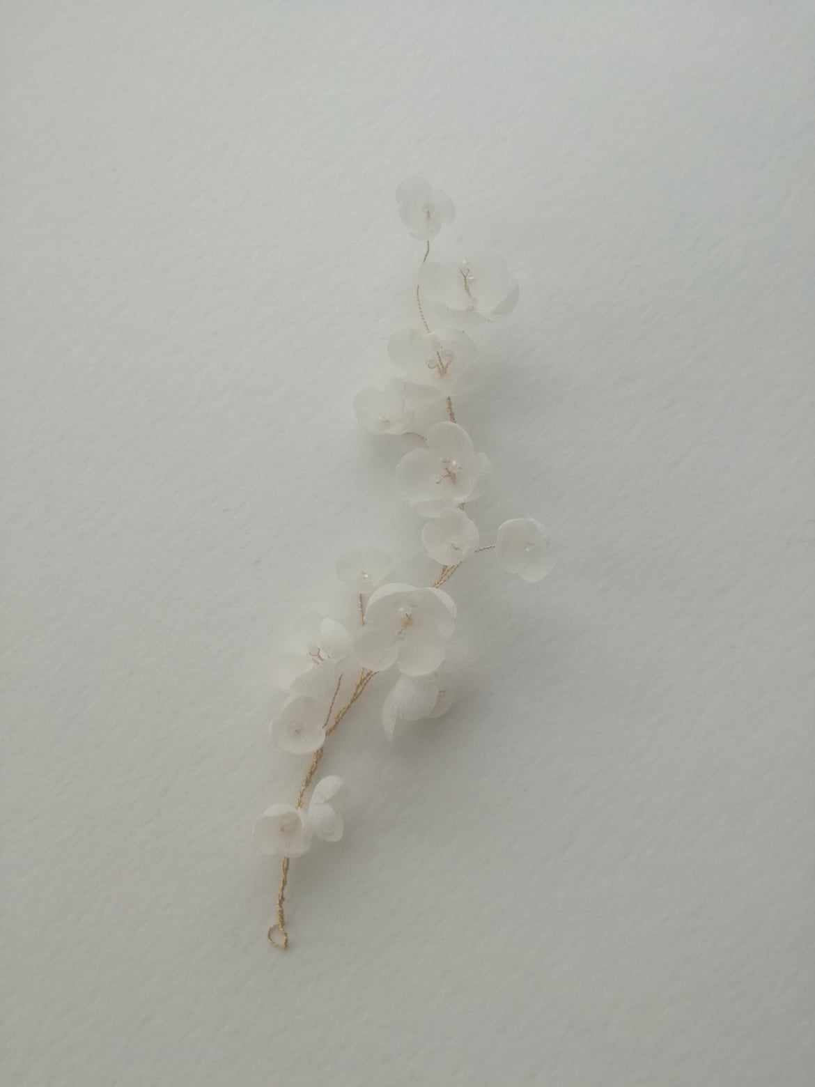 Amarnam silk bridal hair accessory