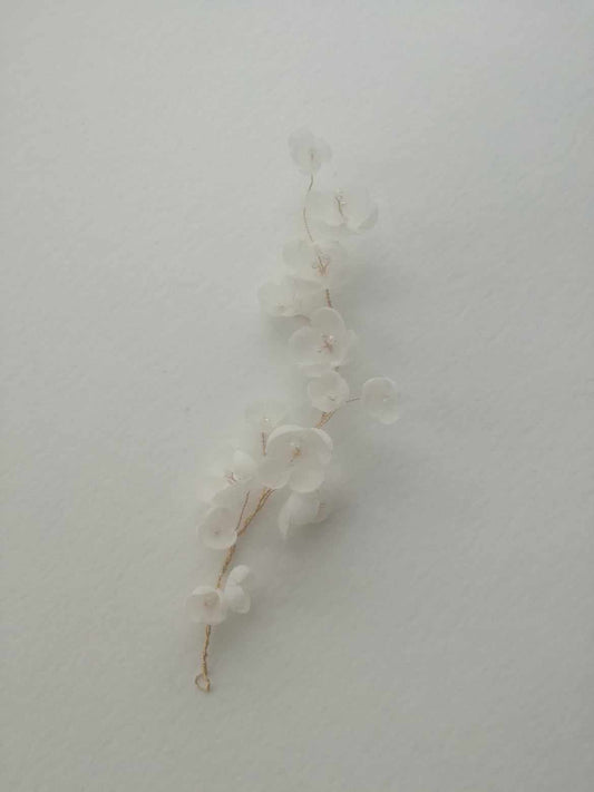 Amarnam silk bridal hair accessory