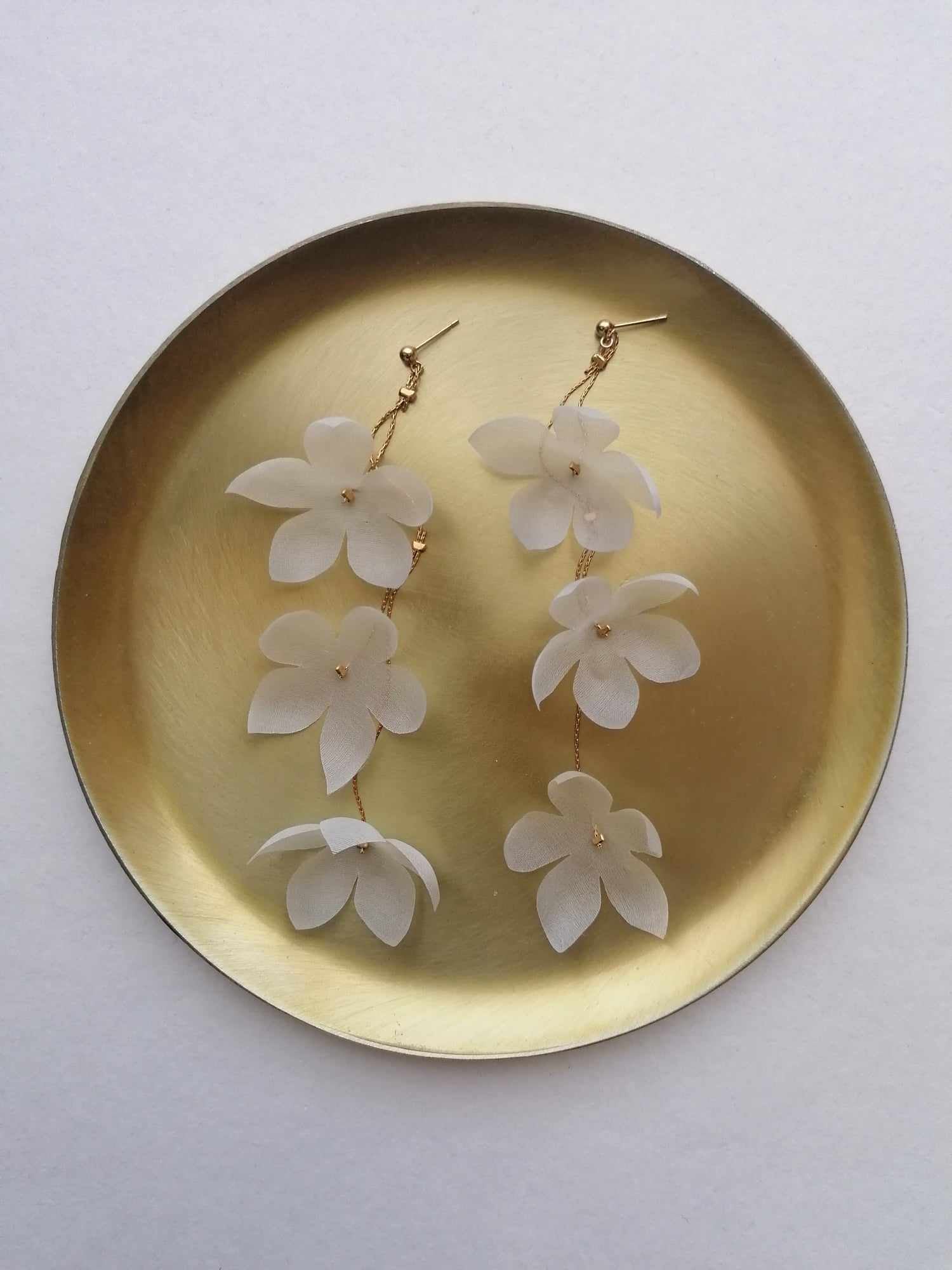 Amarnam silk bridal earrings