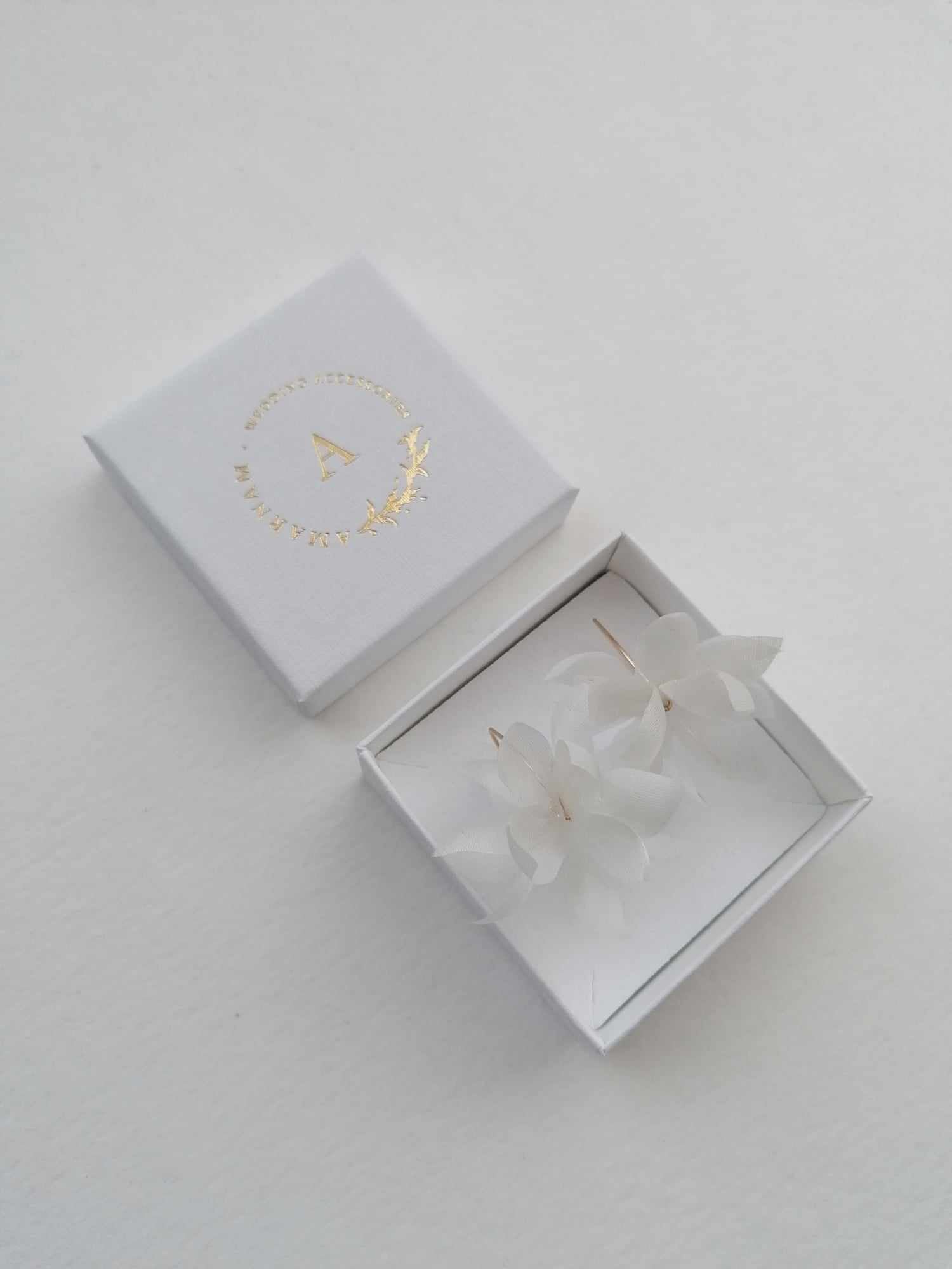 Amarnam silk bridal earrings