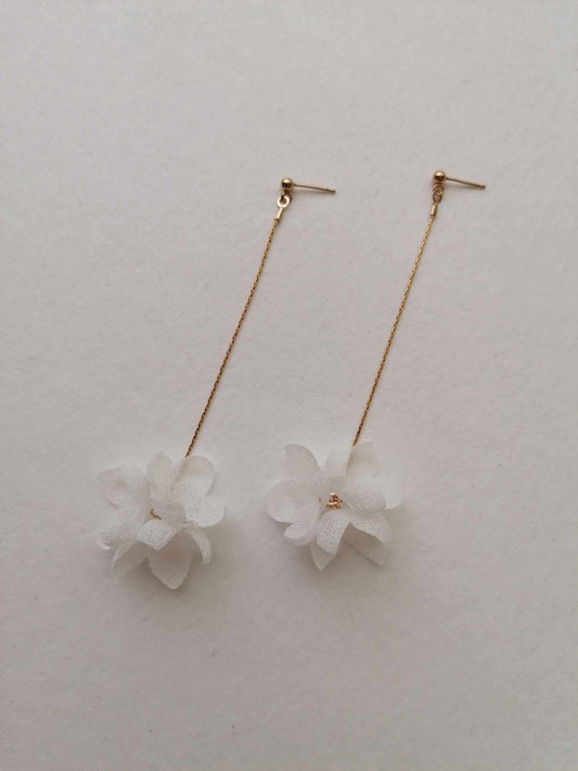 Amarnam silk bridal earrings