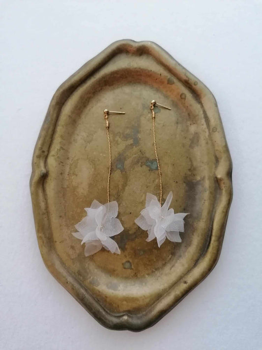 Amarnam silk bridal earrings