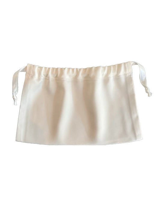 Satin inner pouch for bridal handbag