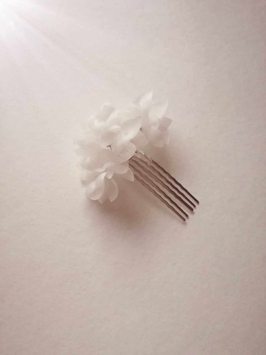 Amarnam silk bridal hair comb