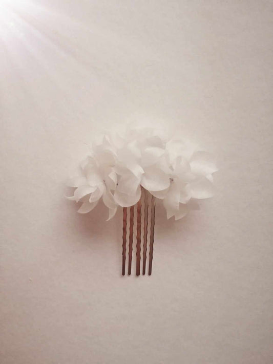 Amarnam silk bridal hair comb