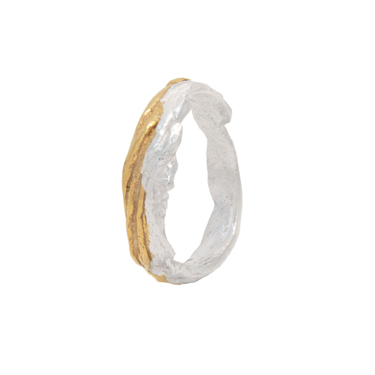 Zion Bridal Ring, 18ct Gold Plated and Recycled Silver