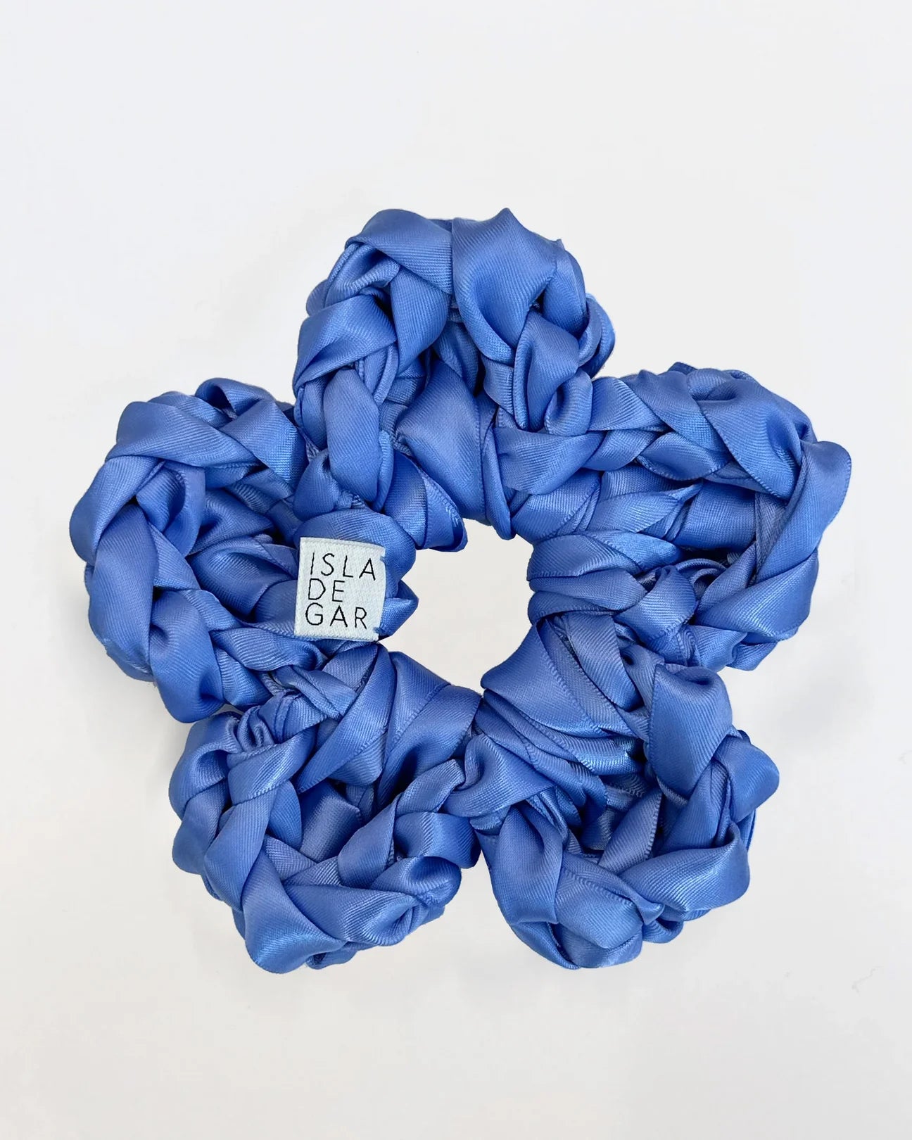 flower bridal scrunchie in wisteria