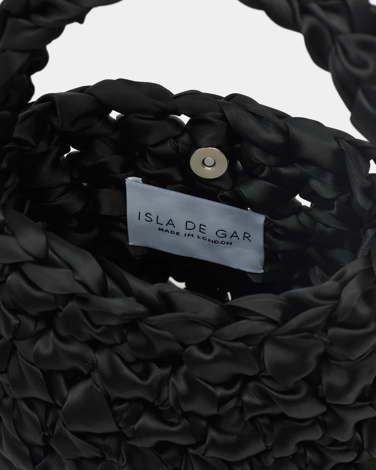 Hive bridal handbag in black