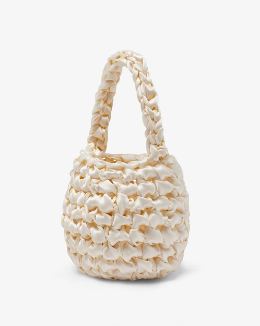 hive bridal handbag in ivory