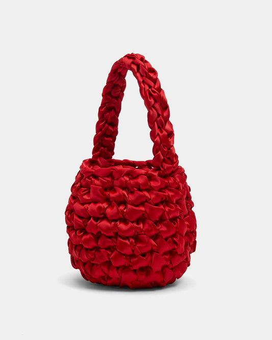 hive bridal handbag in lipstick red