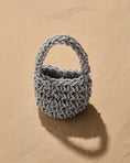 Load image into Gallery viewer, hive metallic bridal handbag in silver
