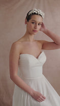 Load and play video in Gallery viewer, Lola & Pearl Bridal Headband
