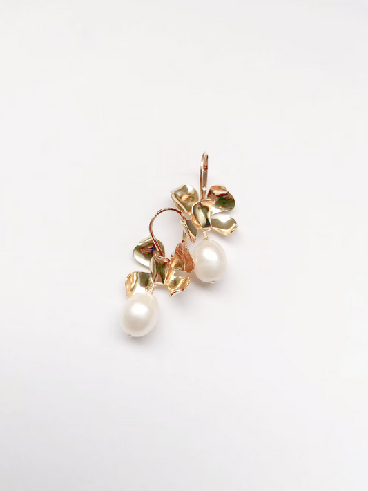 puglia pearl bridal earrings